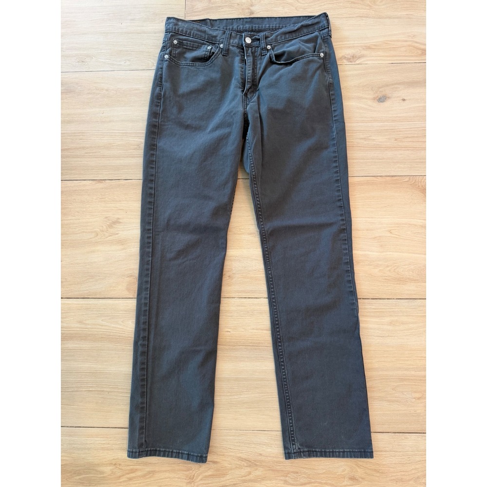 Levis 514 Straight Fit Mens Jeans Charcoal Gray Denim 34x34 PC9-00514-1922